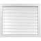Ekena Millwork Vertical Surface Mount PVC Gable Vent: Functional, w/ 2"W x 2"P Brickmould Sill Frame, 34"W x 28"H GVPVE34X2803SF - alternate 1